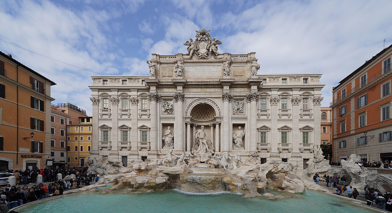 The Trevi Fountain in Rome